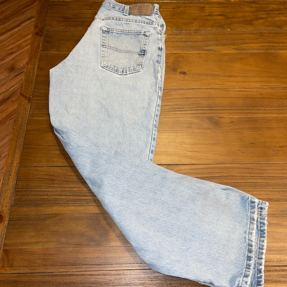 Vintage Faded Glory white‎ washed relaxed fit jeans